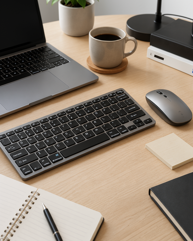 KB02 Kablosuz Bluetooth Klavye ve Mouse Seti