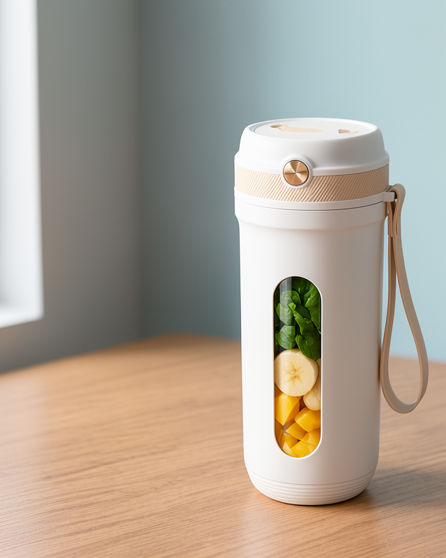 Taşınabilir Smoothie Blender USB Şarj 350 ML Kapasite