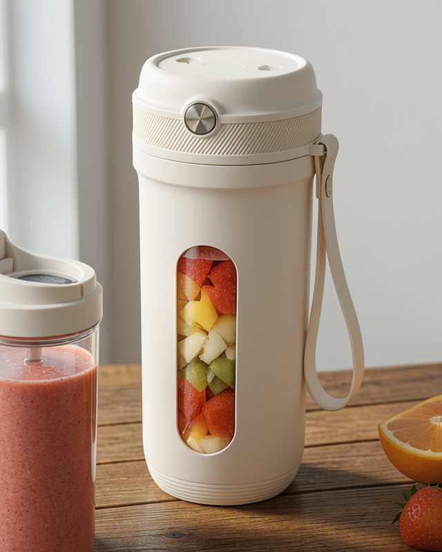 Kablosuz Taşınabilir Blender 350 ML Güçlü Motor USB Şarjlı
