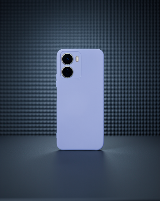 Vivo Y16 Kılıf Nano İçi Kadife Silikon - Lila