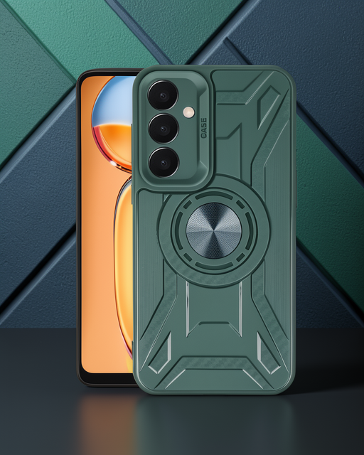 Samsung Galaxy A15 4g Kılıf Lincoln Silikon - Koyu Yeşil
