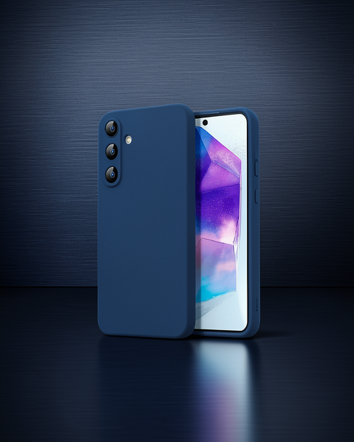 Samsung Galaxy A16 5g Kılıf Nano İçi Kadife Silikon - Lacivert