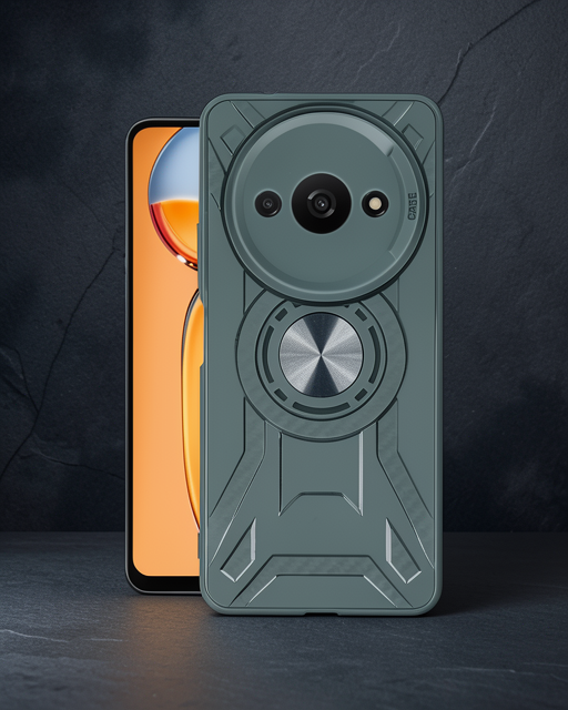 Xiaomi Redmi A3 4g Kılıf Lincoln Silikon - Koyu Yeşil