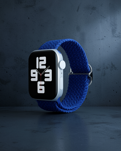 Apple Watch 42mm Kordon - Benekli Mavi