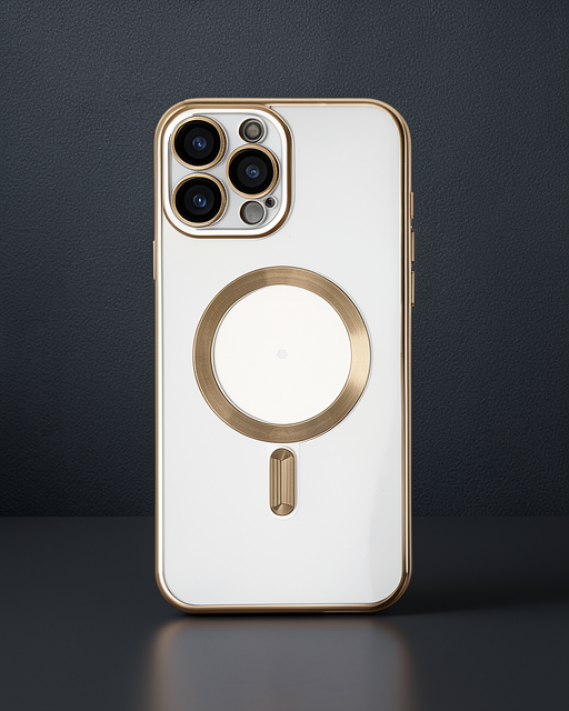 Apple İphone 14 Pro Kılıf Kross Magneticsafe Kapak - Gold