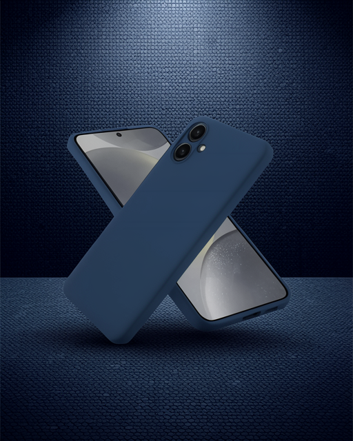 Samsung Galaxy A06 Kılıf First Silikon - Lacivert