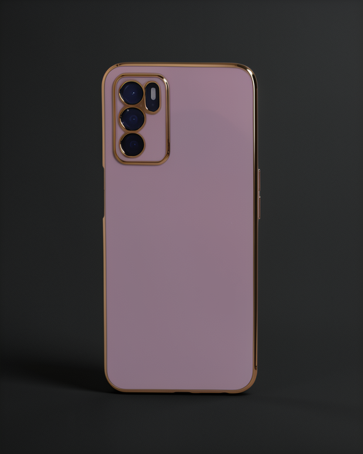 Oppo A16 Kılıf Volet Silikon - Mor
