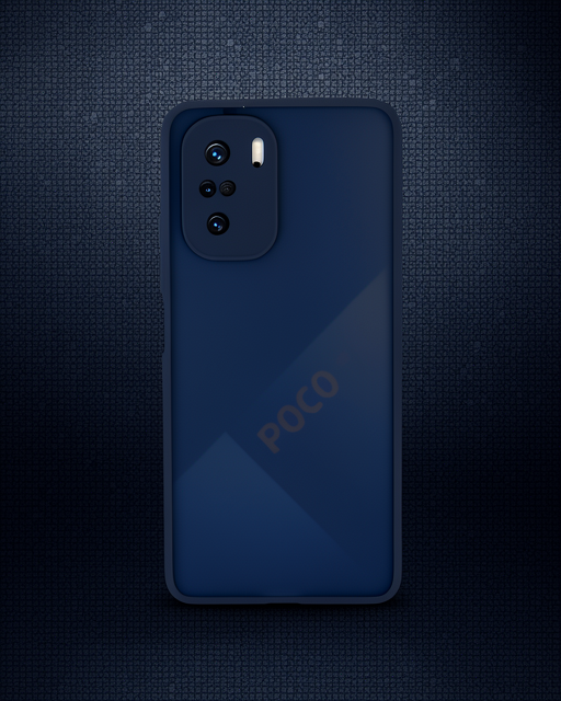 Xiaomi Poco F3 Kılıf Montreal Silikon Kapak - Lacivert