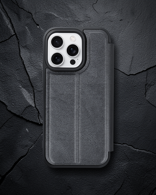 Apple İphone 14 Pro Max Kılıf Flip Cover - Siyah
