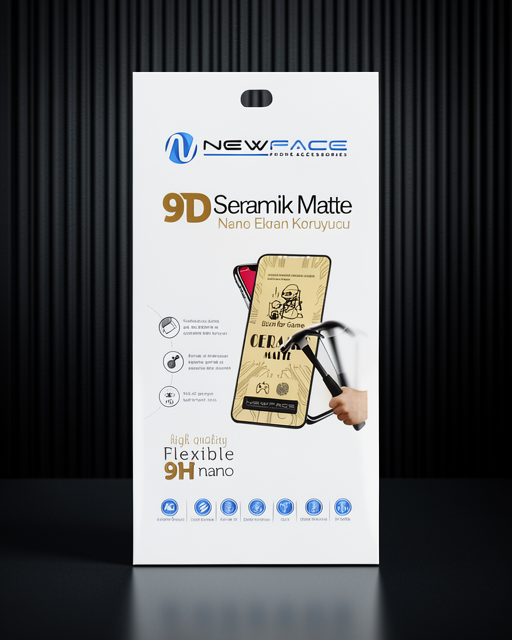 Apple İphone 6 Plus Mat Seramik Nano Ekran Koruyucu - Siyah