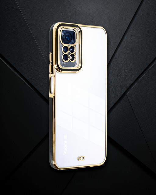 Xiaomi Redmi Note 11 Kılıf Liva Lens Silikon - Siyah