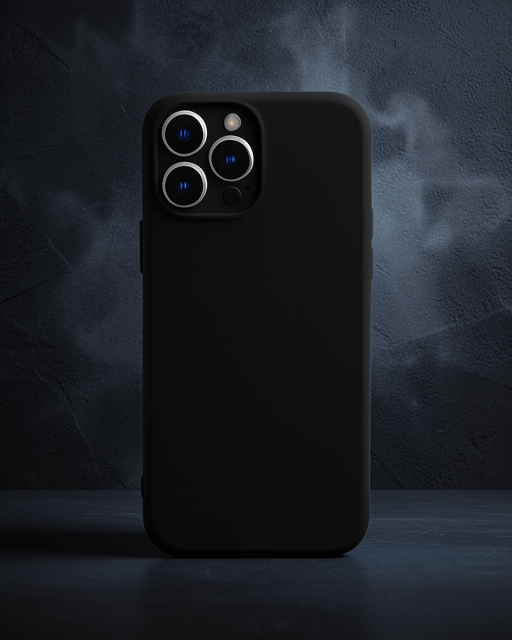 Apple İphone 13 Pro Max Kılıf Nano İçi Kadife Silikon - Siyah