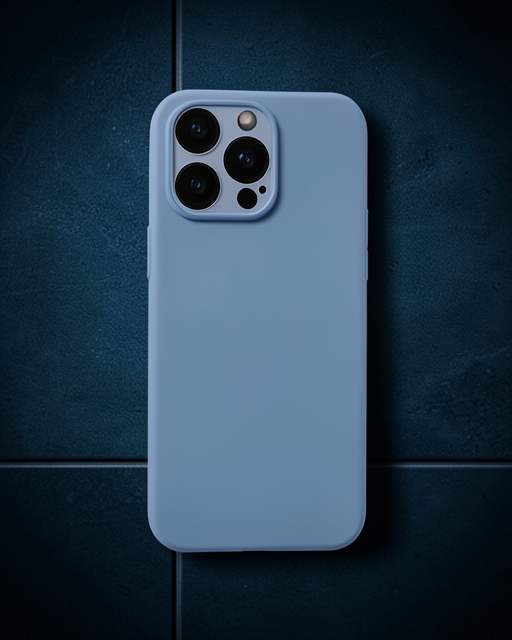 Apple İphone 15 Pro Kılıf Puma Silikon - Mavi