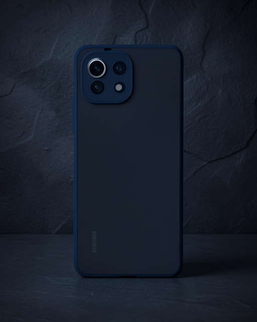 Xiaomi Mi 11 Lite Kılıf Montreal Silikon Kapak - Lacivert