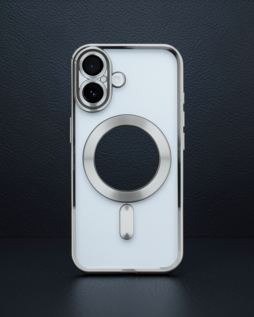 Apple İphone 16 Kılıf Kross Magneticsafe Kapak - Gümüş