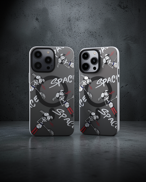 Apple İphone 13 Pro Kılıf Apollo Magneticsafe Desenli Kapak - Apollo Siyah - 3