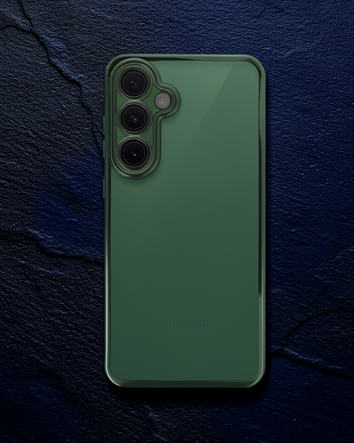 Samsung Galaxy S24 Fe Kılıf Razer Lensli Silikon - Yeşil