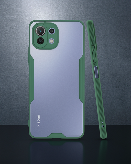 Xiaomi Mi 11 Lite Kılıf Platin Silikon - Yeşil