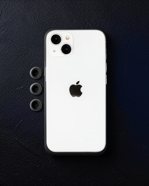 Apple İphone 14 Shine Kamera Lens - Gümüş