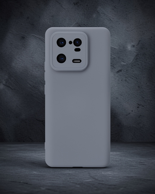 Xiaomi Mi 13 Pro Kılıf Nano İçi Kadife Silikon - Gri