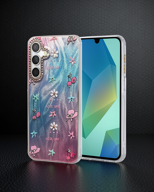 Samsung Galaxy S25 Kılıf Blade Aynalı Desenli Kapak - Desen 4