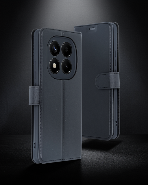 Xiaomi Redmi Note 14 Pro 5g Kılıf Trend S Plus Kapaklı Kılıf - Siyah