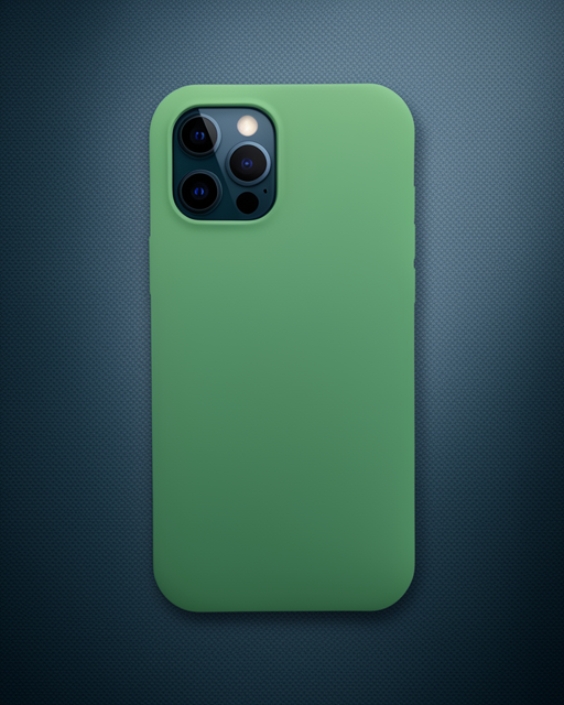 Apple İphone 12 Pro Max Kılıf Lansman Legant Silikon - Koyu Yeşil
