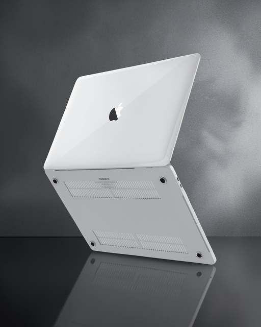 Apple Macbook Pro 13 2021 Macbook Buzlu Kapak - Şeffaf