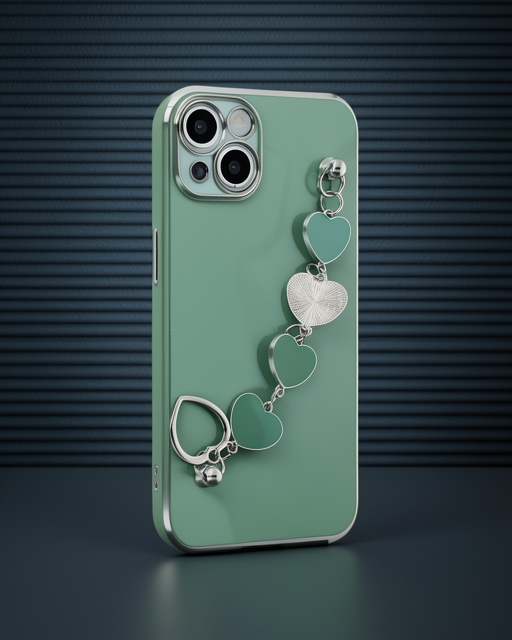 Apple İphone 14 Plus Kılıf Esila Silikon - Su Yeşili