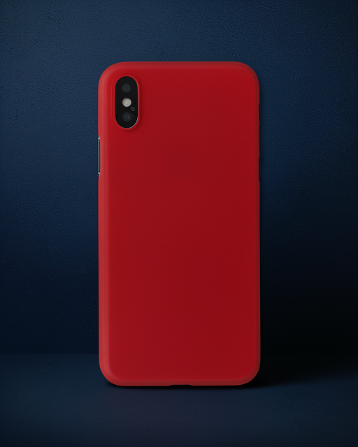 Apple İphone Xs Max Kılıf Pp Ultra İnce Kapak - Kırmızı