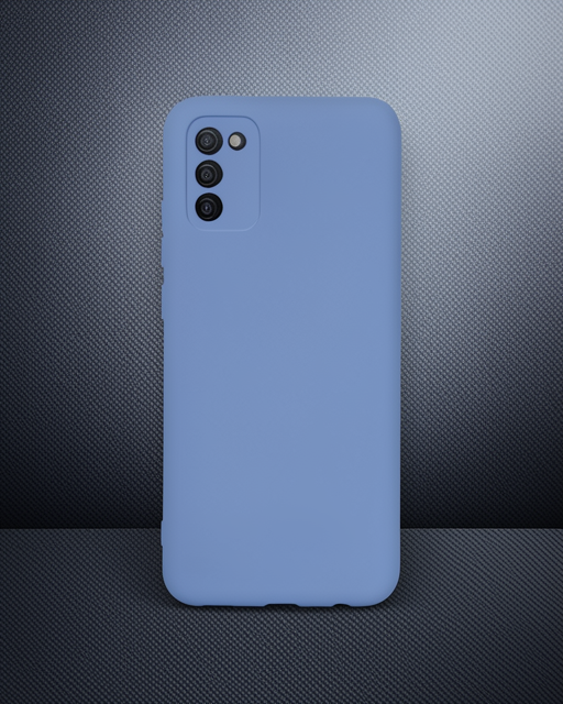 Samsung Galaxy A03s Kılıf Nano İçi Kadife Silikon - Lila