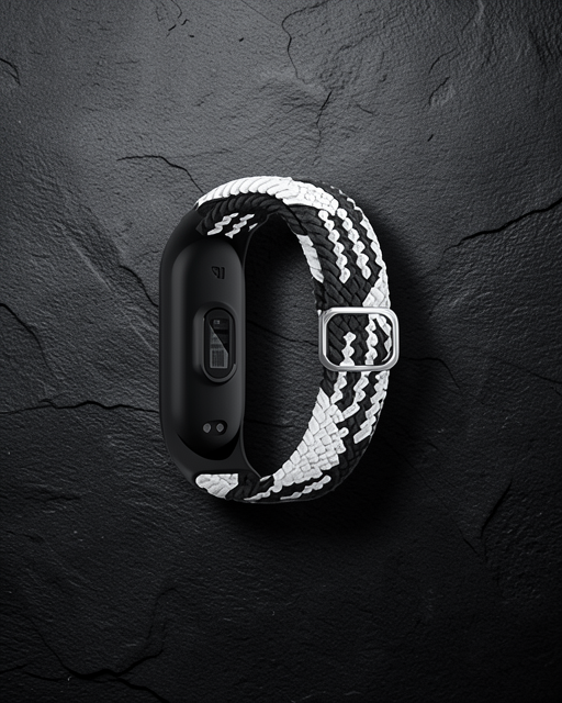 Xiaomi Mi Band 6 Kordon - Siyah-beyaz