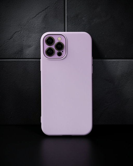 Apple İphone 12 Pro Kılıf Lansman Glass Kapak - Lila