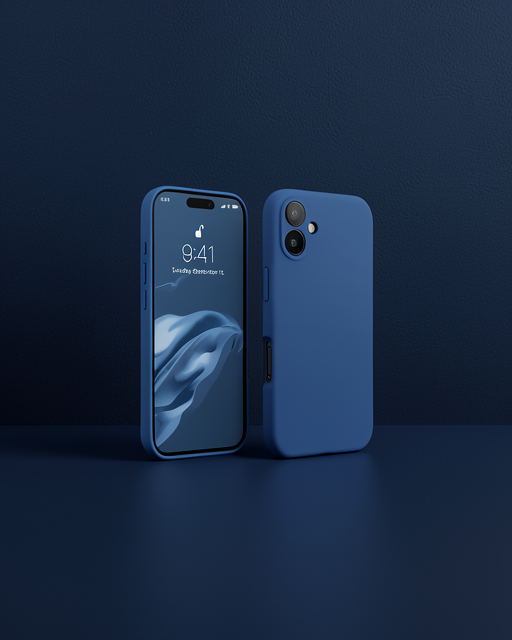 Apple İphone 16 Plus Kılıf First Silikon - Lacivert