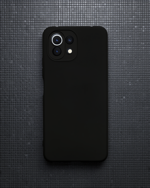 Xiaomi Mi 11 Lite Kılıf Nano İçi Kadife Silikon - Siyah
