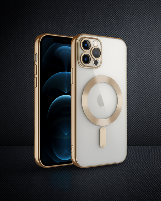 Apple İphone 13 Pro Kılıf Kross Magneticsafe Kapak - Gold