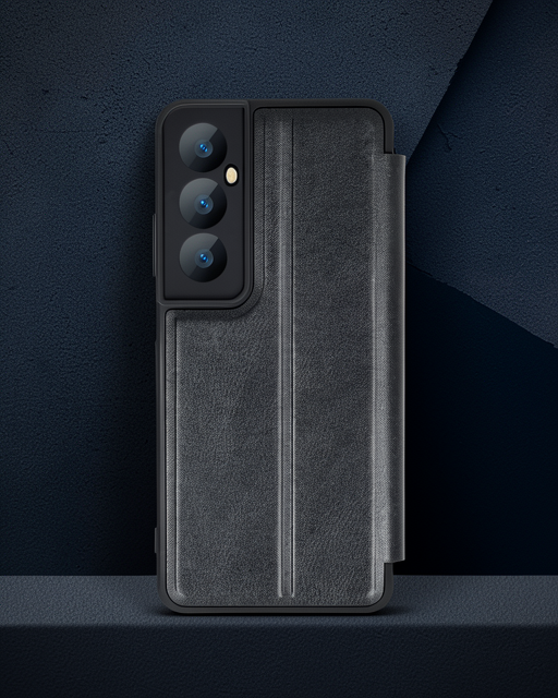 Realme C65 Kılıf Flip Cover - Siyah