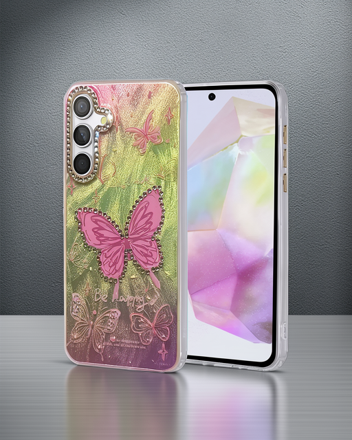 Samsung Galaxy A35 5g Kılıf Blade Aynalı Desenli Kapak - Desen 5