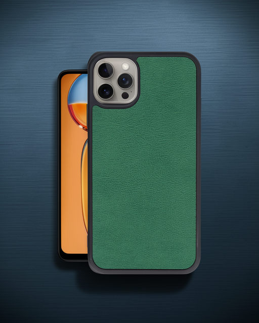Apple İphone 14 Pro Kılıf Aras Deri Kapak - Koyu Yeşil