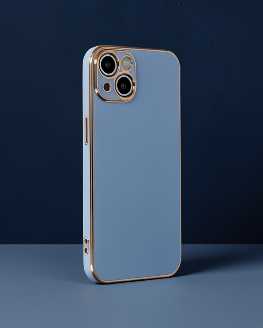 Apple İphone 14 Kılıf Volet Silikon - Mavi