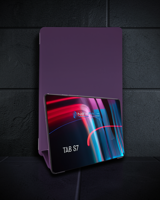 Samsung Galaxy T870 Tab S7 11 Kılıf Tablet Smart Kılıf - Mor