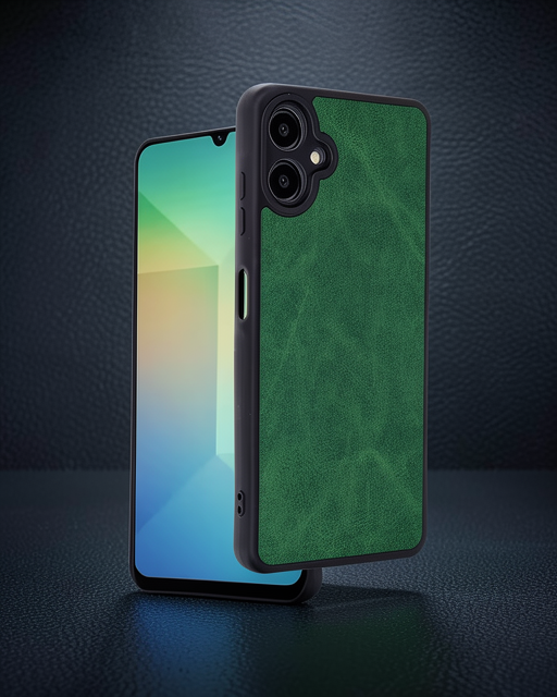 Samsung Galaxy A06 Kılıf Aras Deri Kapak - Açık Yeşil