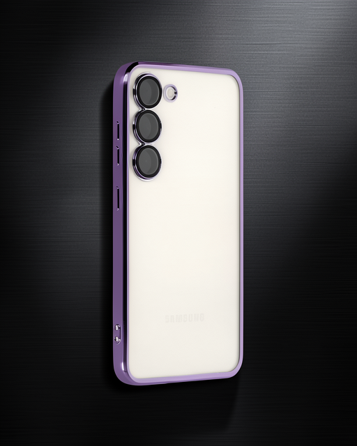 Samsung Galaxy S23 Plus Kılıf Razer Lensli Silikon - Mor