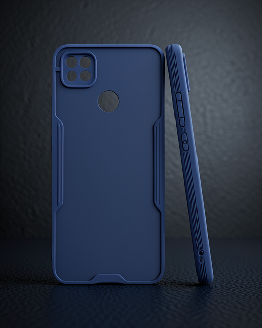 Xiaomi Redmi 9c Kılıf Platin Silikon - Lacivert