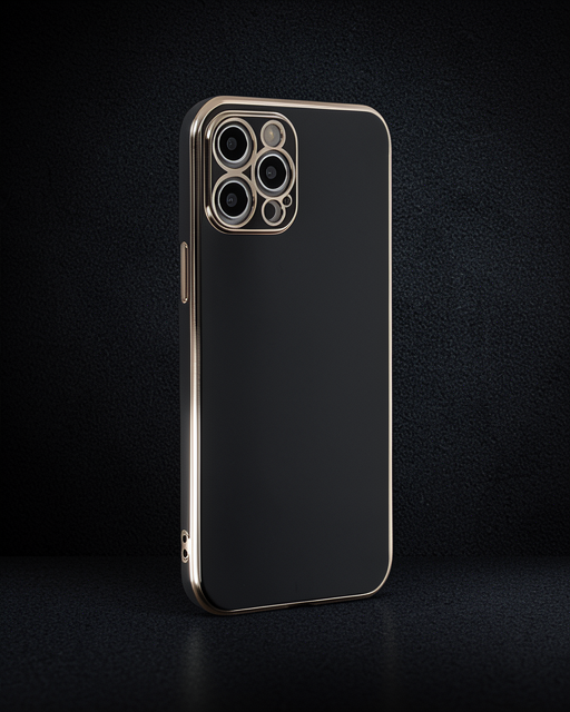 Apple İphone 12 Pro Max Kılıf Volet Silikon - Siyah