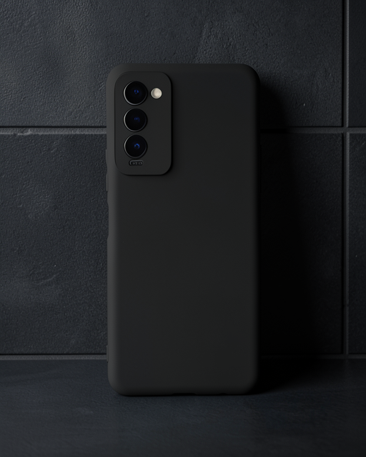 Tecno Camon 18 Kılıf First Silikon - Siyah