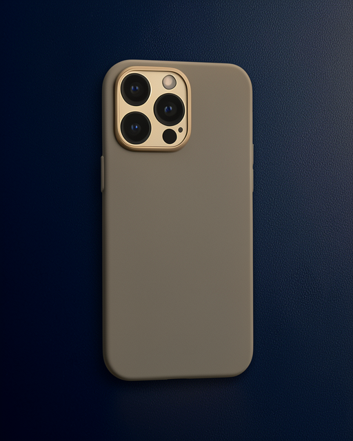 Apple İphone 15 Pro Max Kılıf Puma Silikon - Gold