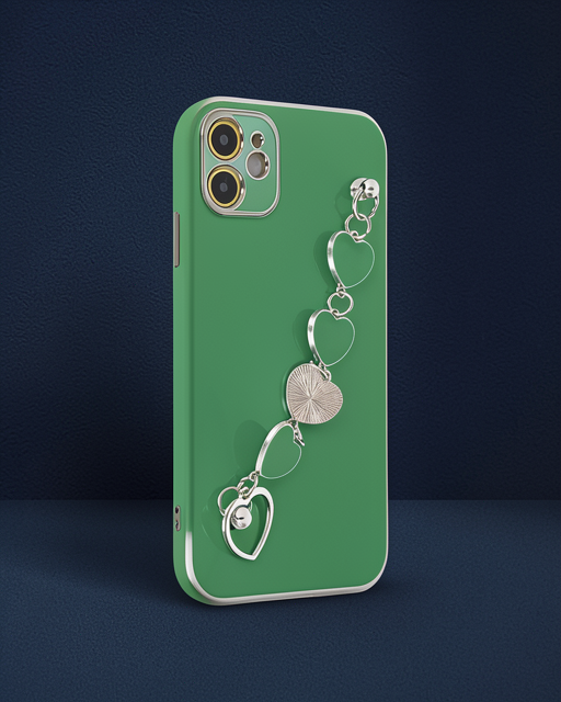 Apple İphone 12 Kılıf Esila Silikon - Su Yeşili
