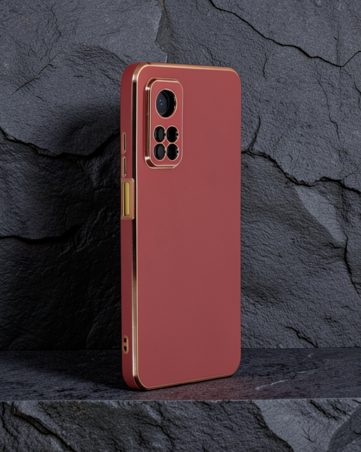 Xiaomi Mi 10t Kılıf Volet Silikon - Kırmızı