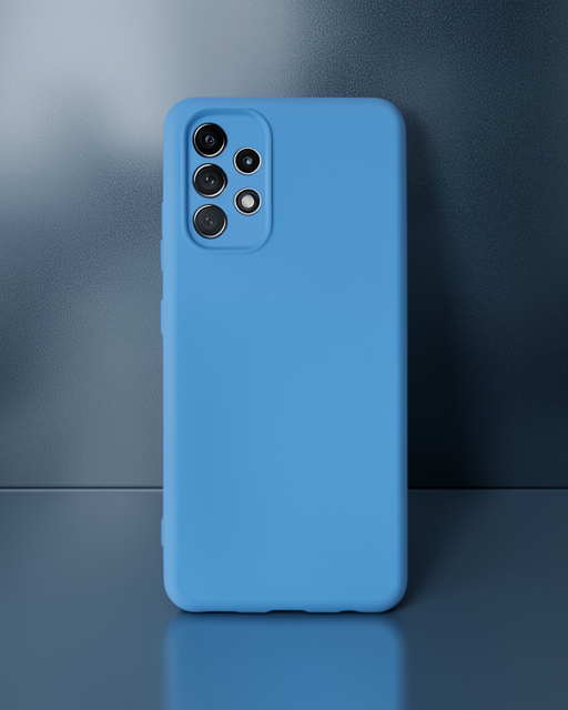 Samsung Galaxy A13 4g Kılıf Nano İçi Kadife Silikon - Mavi